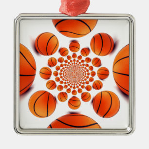 Ornement En Métal Jeu de basket-ball des champions : Court Vision Ka