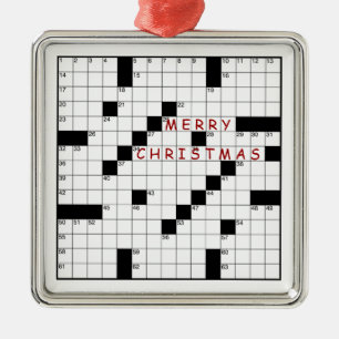 Ornement En Métal Jeu de mots croisé