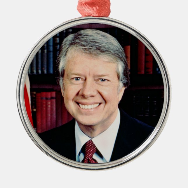 Ornement En Métal Jimmy Carter, 39ème président des États-Unis (Devant)