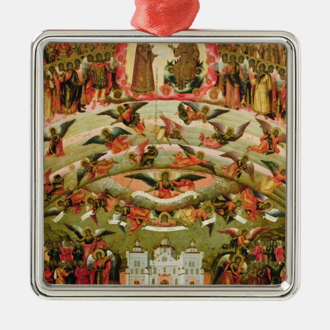 Ornement En Métal Joie de tous ce que Vierge de peine, 1707 (Devant)