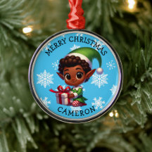 Joli Elfe d'Anime de Couleur Noël Personnalisé