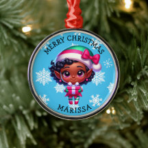 Joli Elfe d'Anime de Couleur Noël Personnalisé