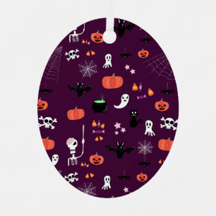Ornement En Métal Jolie Art Halloween Effrayant