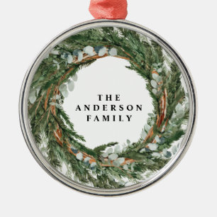 Ornement En Métal Jour férié du scénario de paix de la couronne d