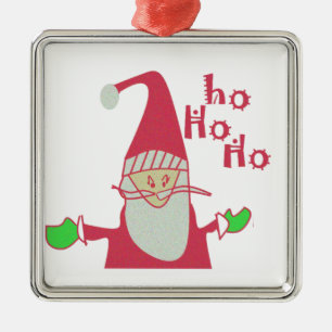 Ornement En Métal Joyeuses fêtes Ho Ho Joyeux Noël