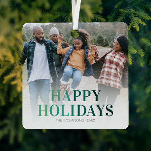 Ornement En Métal Joyeux Joyeux Jours de Noël Photo