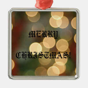 ORNEMENT EN MÉTAL JOYEUX NOËL!