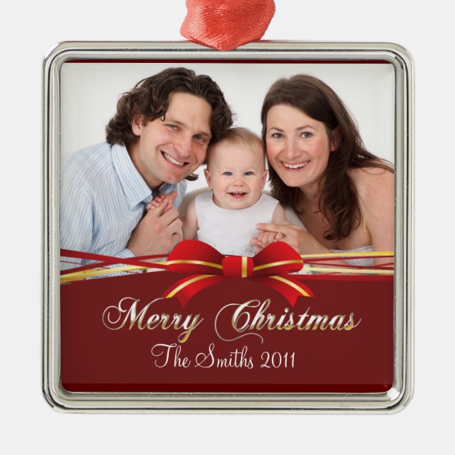 Ornement En Métal Joyeux Noël (Devant)