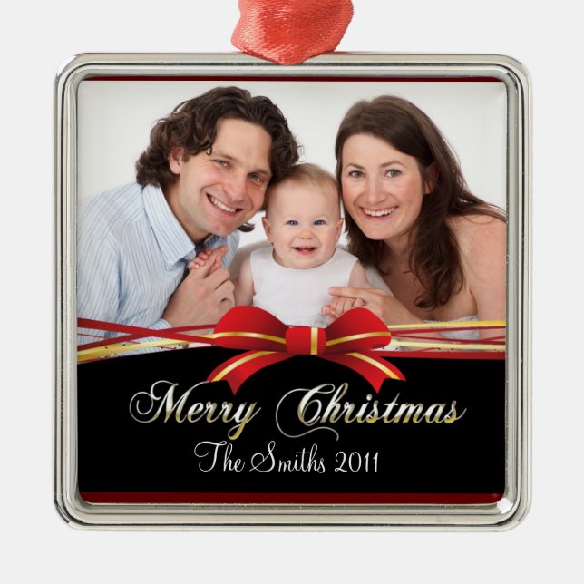 Ornement En Métal Joyeux Noël (Devant)