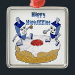 Ornement En Métal Judaica Happy Hanukkah Dancing Dreidels<br><div class="desc">You are viewing The Lee Hiller Designs Collection of Home and Office Decor,  Apparel,  Toxiques and Collectibles. The Designs include Lee Hiller Photographie et Mixed Media Digital Art Collection. You can view her her Nature photographiy at at http://HikeOurPlanet.com/ and follow her hiking blog within Hot Springs National Park.</div>