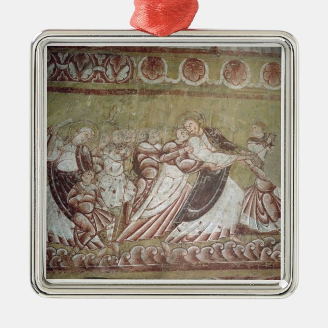 Ornement En Métal Judas embrassant le Christ (fresque) (détail de (Devant)