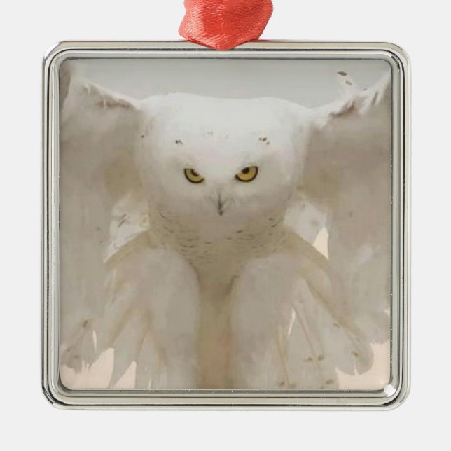ORNEMENT EN MÉTAL JULIAN OWL ORNAMENT (Devant)