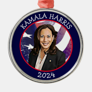Ornement En Métal Kamala Harris pour le président 2024