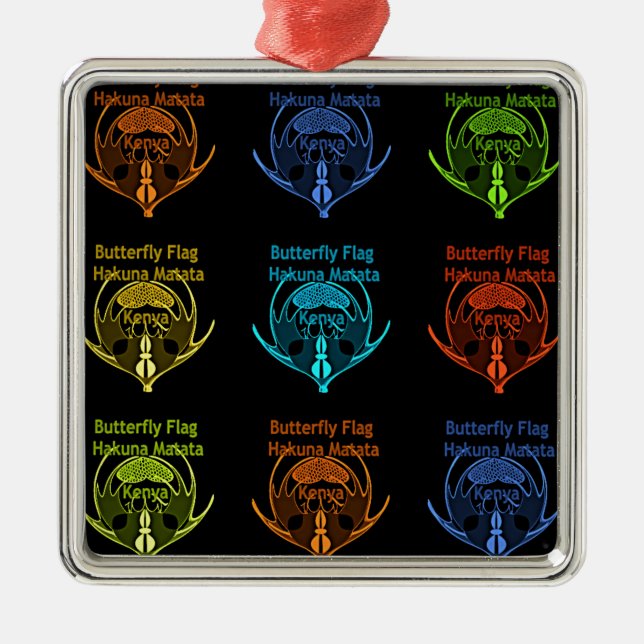 Ornement En Métal Kenya Hakuna Matata (Devant)