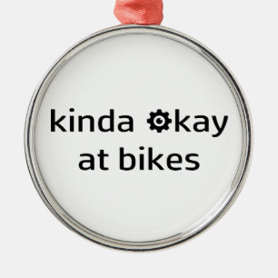 Ornement En Métal Kinda OK Pour Les Vélos