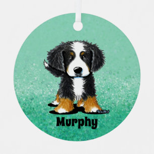 Ornement En Métal KiniArt Bernese Mountain Dog
