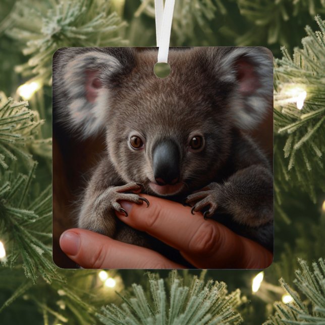Ornement En Métal Koala Bear (Insitu)