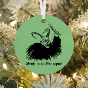 Ornement En Métal Krampus