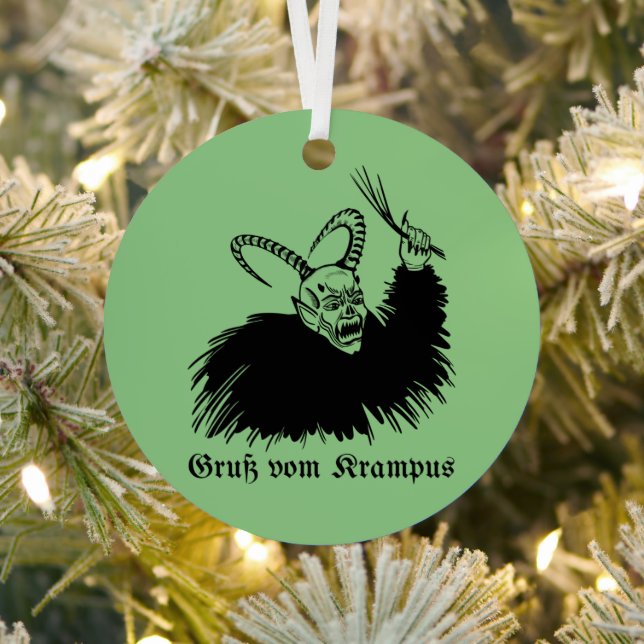 Ornement En Métal Krampus (Insitu)