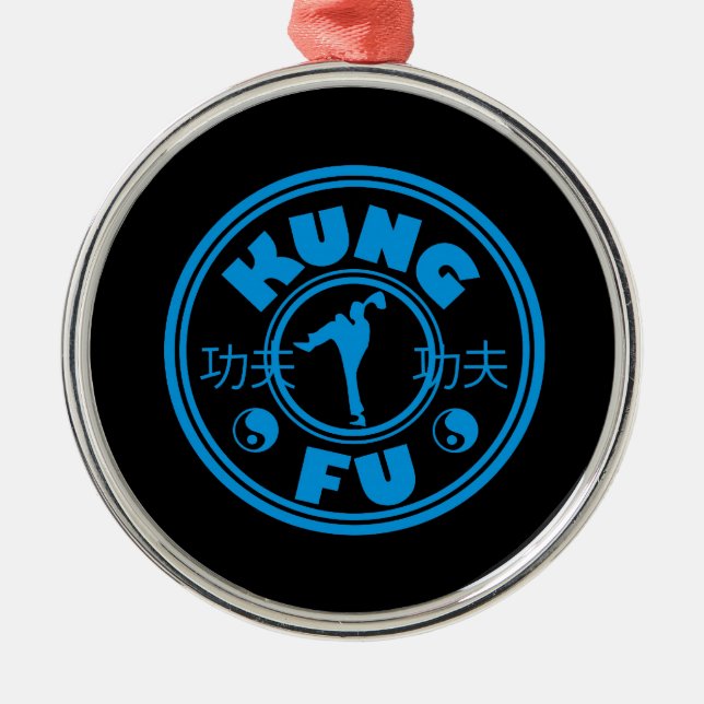 Ornement En Métal Kung Fu (Devant)