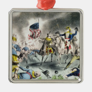 Ornement En Métal La bataille de la Nouvelle-Orléans, pub. Nathanie