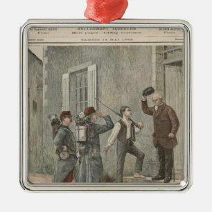 Ornement En Métal La billette après une peinture par Cres