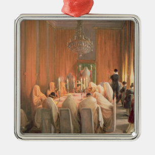 Ornement En Métal La famille de Rothschild à la prière