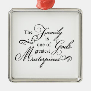 Ornement En Métal La famille est l'un des plus grands chefs d'oeuvre