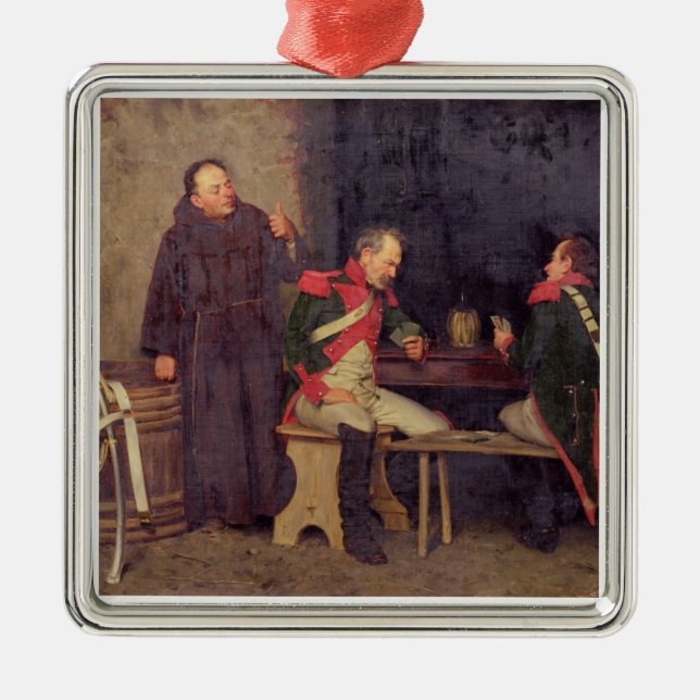 Ornement En Métal La fraude (huile sur toile) (une de paires - voyez (Devant)