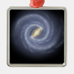 Ornement En Métal La galaxie de manière laiteuse