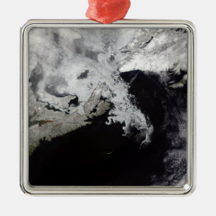 Ornement En Métal La glace de mer remplit le golfe du Saint-Laurent