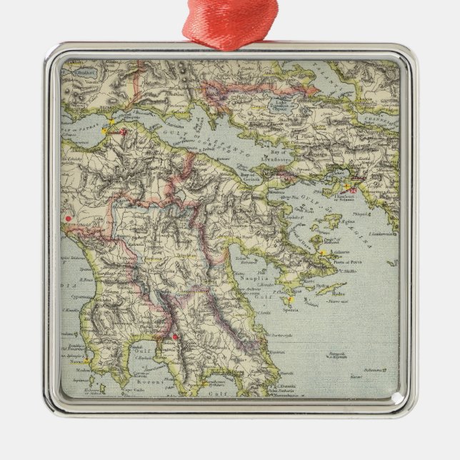 Ornement En Métal La Grèce 8 (Devant)