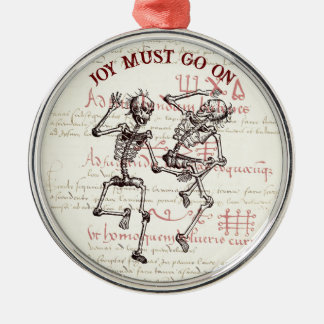 Ornement En Métal La Joie De Squelette Doit Aller À L'Ornement De No