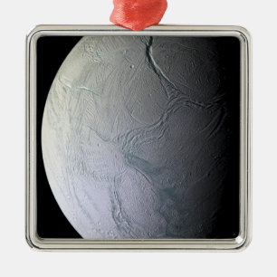 Ornement En Métal La lune Enceladus de Saturn