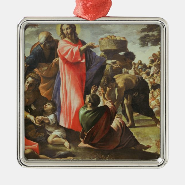 Ornement En Métal La multiplication des pains et des poissons (Devant)