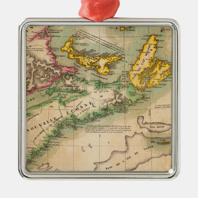 Ornement En Métal La Nouvelle-Écosse et le Nouveau Brunswick 44 (Devant)