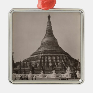 Ornement En Métal La pagoda de Shwedagon à Rangoon, Birmanie, c.186