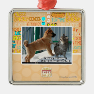 Ornement En Métal La patience, sauterelle