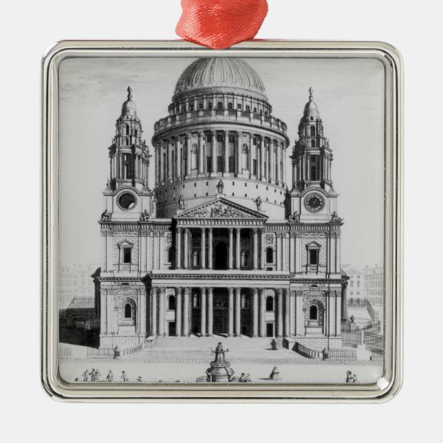 Ornement En Métal La perspective occidentale de la cathédrale de St (Devant)