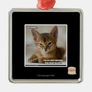 Ornement En Métal La plume est morte.