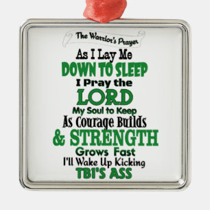 Ornement En Métal La prière du guerrier TBI