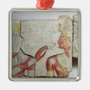 Ornement En Métal La réunion du pharaon et du Horus