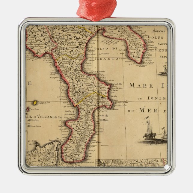 Ornement En Métal La Sicile Italie (Devant)