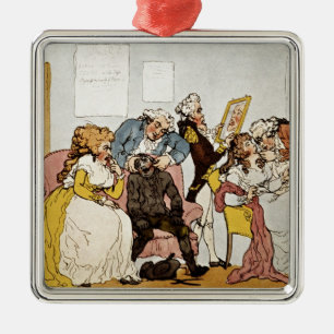 Ornement En Métal "La transplantation des dents", bande dessinée