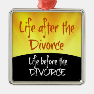 Ornement En Métal La vie après le divorce