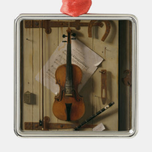 Ornement En Métal La vie, violon et musique toujours