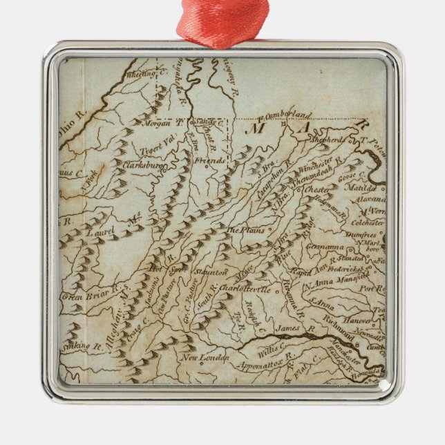 Ornement En Métal La Virginie 9 (Devant)