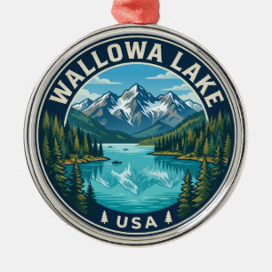 Ornement En Métal Lac Wallowa États-Unis