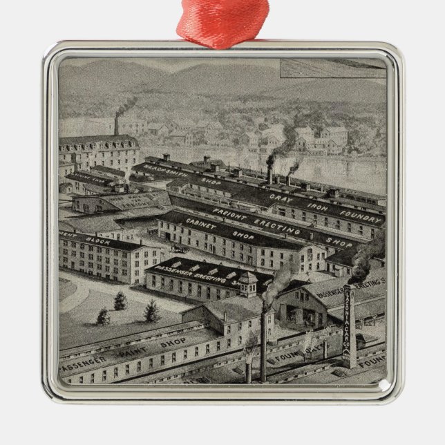 Ornement En Métal Laconia Car Company (Devant)