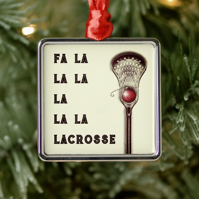 Ornement En Métal Lacrosse Noël Collectif (Arbre)